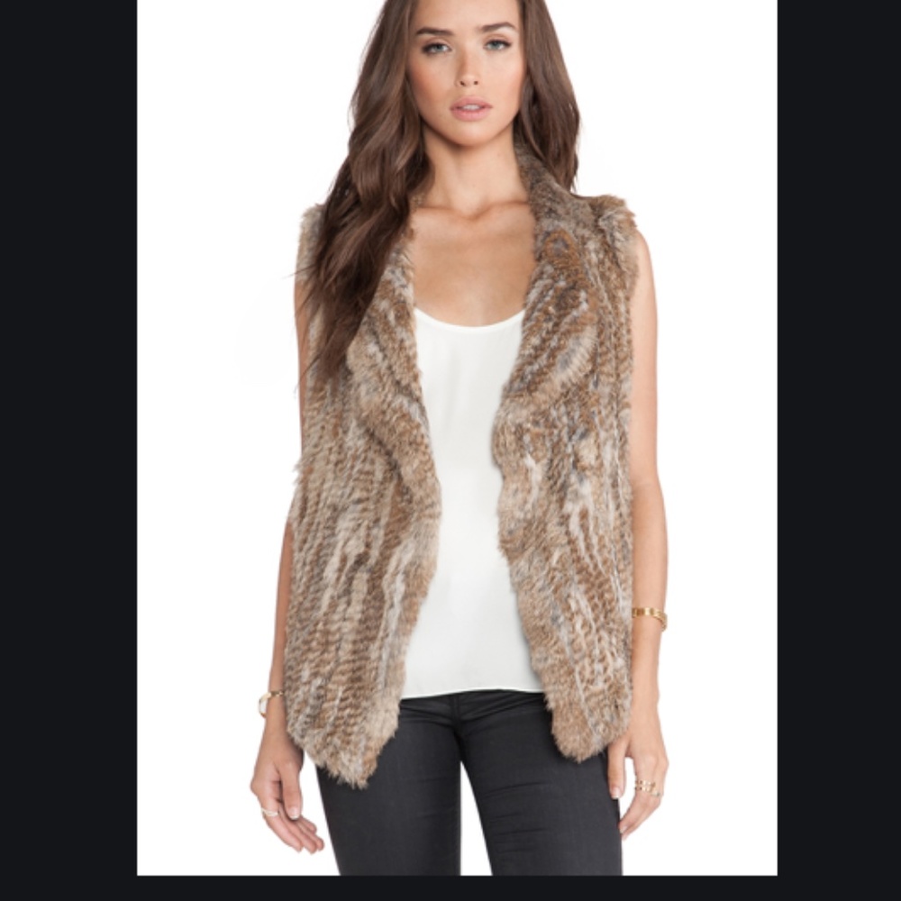 Joie Rabbit Fur Vest